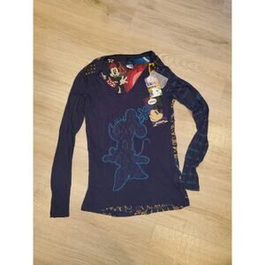Disney Minnie Mouse Desigual Top Size S US, M UK
